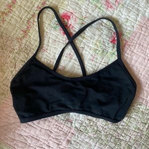 Jolyn black Grayson swim top size medium